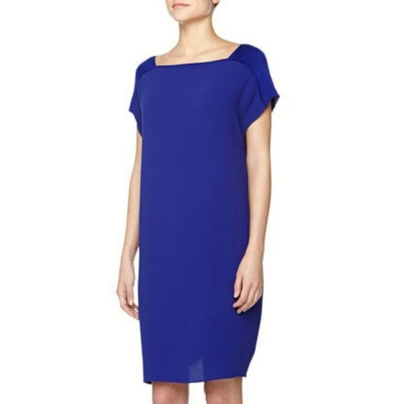 Elie Tahari Olivia Stretch-Crepe Dress - Picture 1 of 9